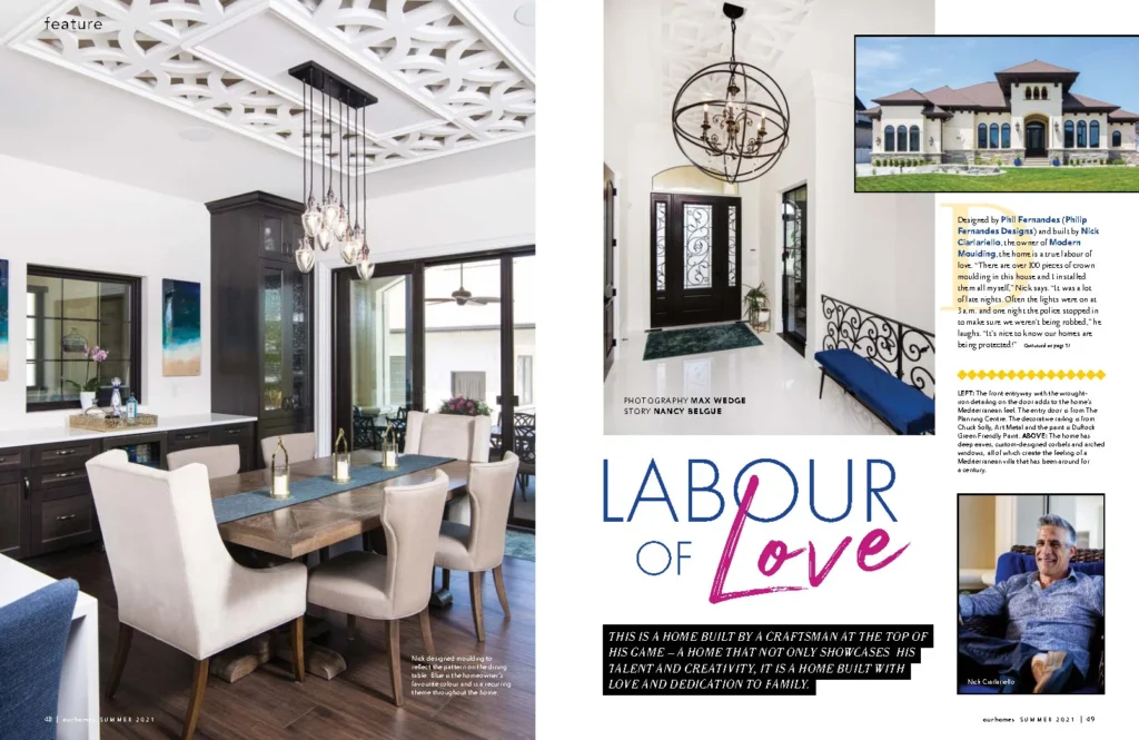 Featured article of home design from Our Homes Windsor 2021 Summer Edition